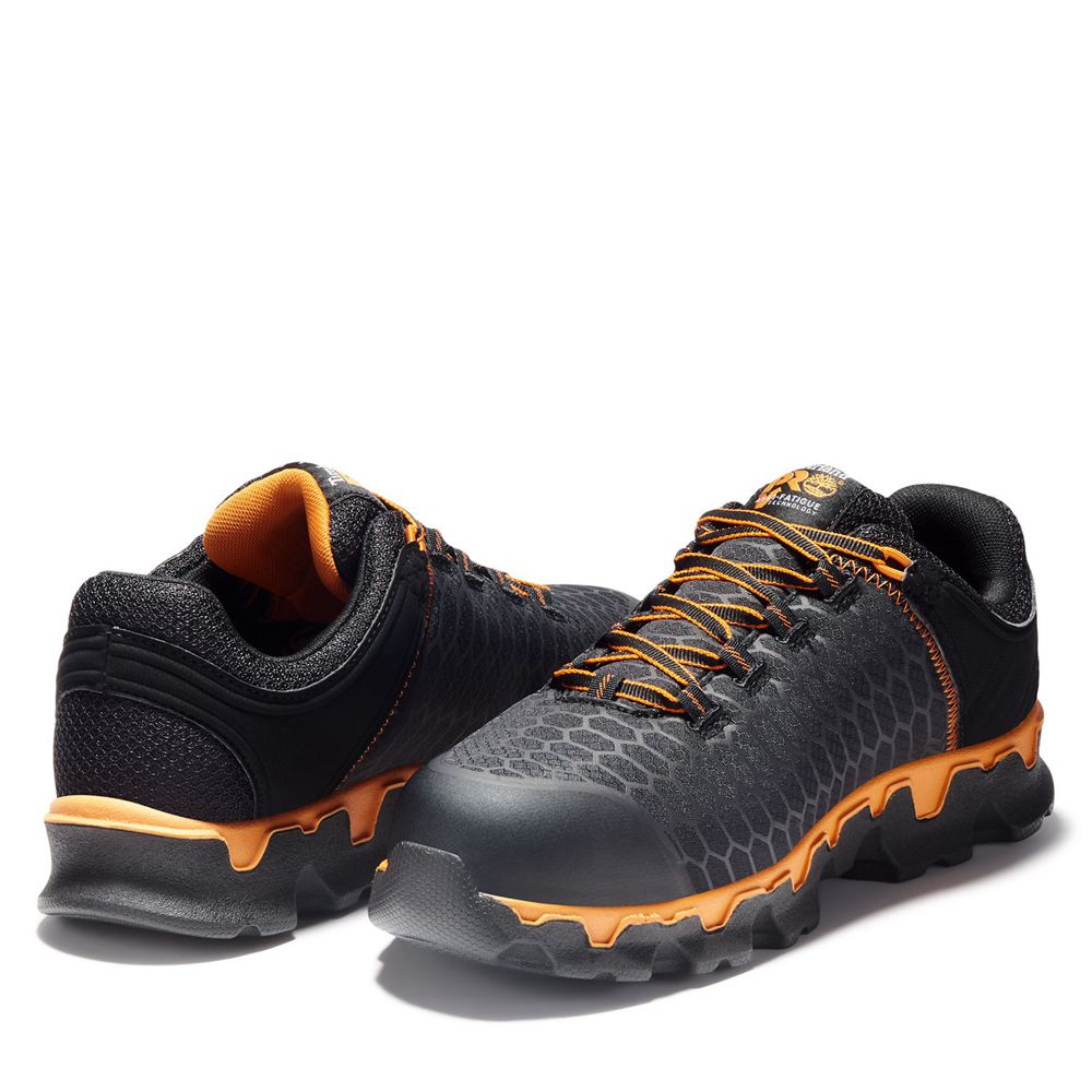 Zapatos De Seguridad Timberland Mujer Pro® Powertrain Sport Alloy Toe Eh Negras/Naranjas - Chile DTZ